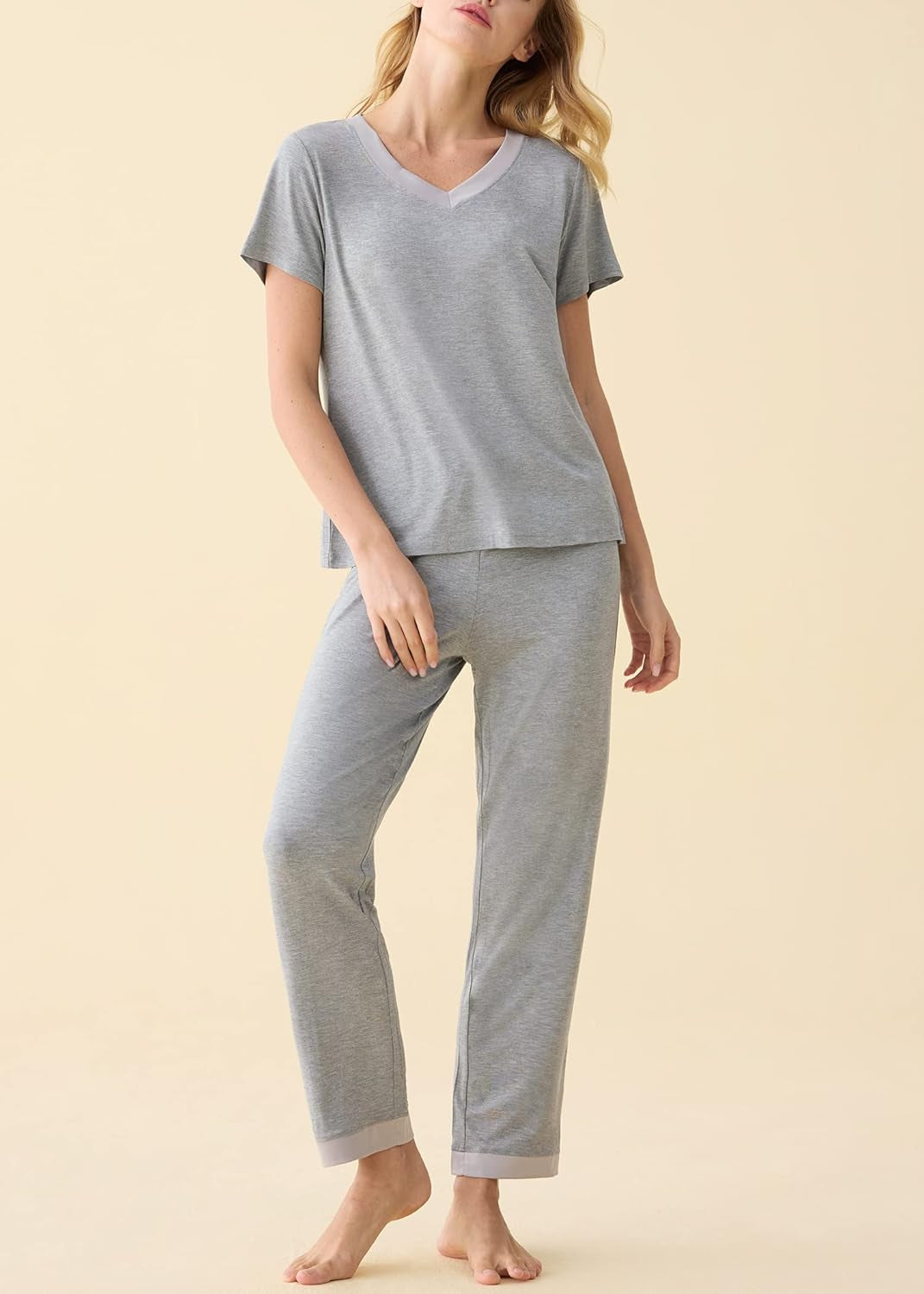 Women'S V-Neck Pajama set