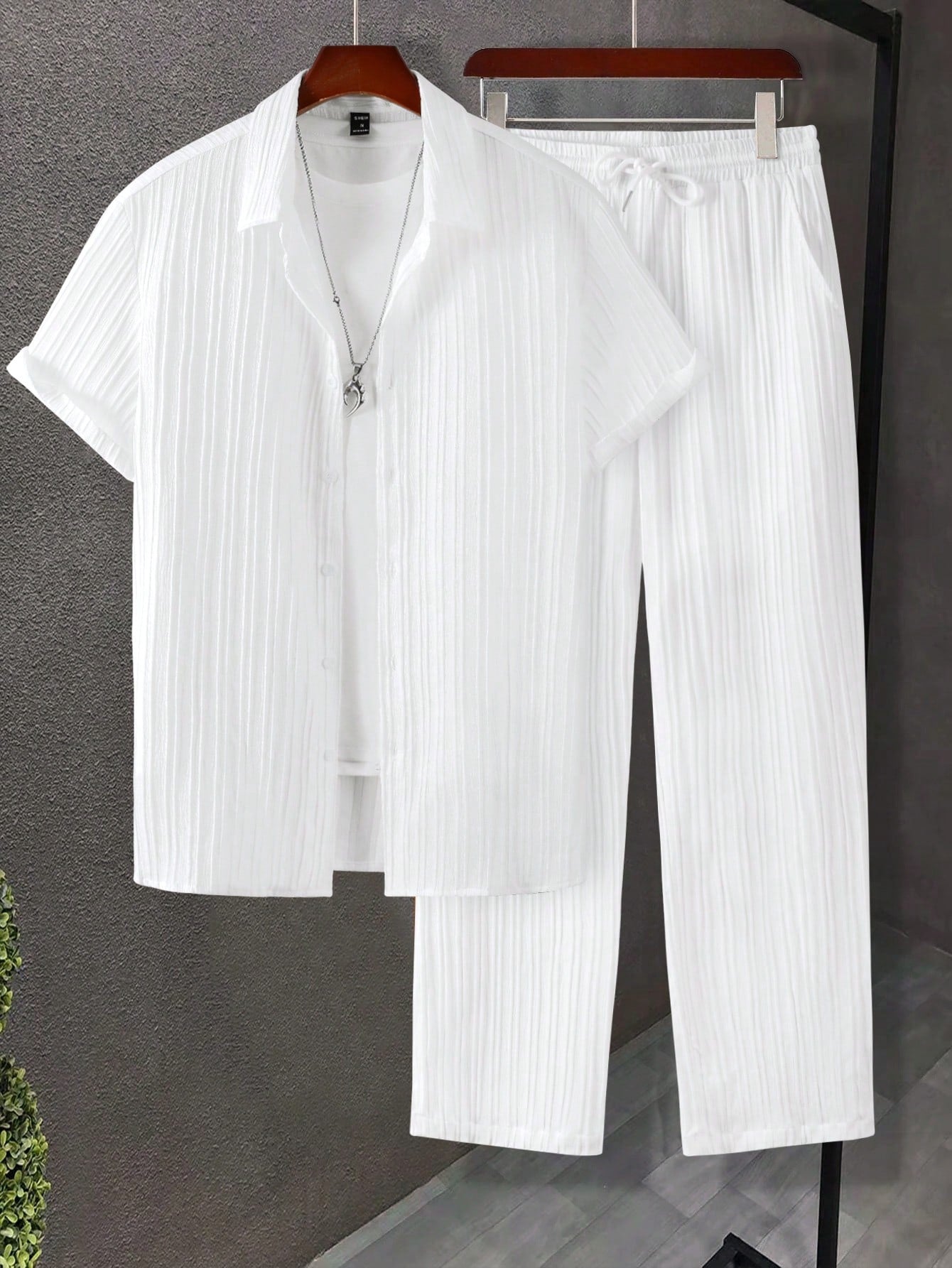 Men Button-Up and Pants set
