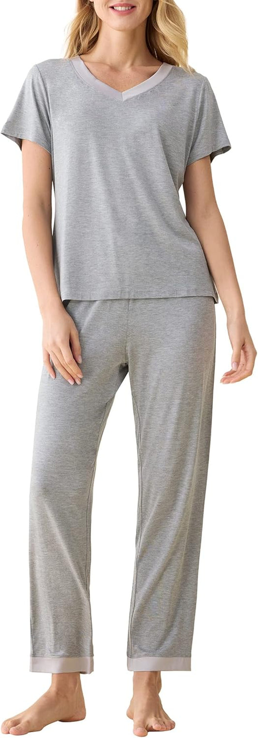 Women'S V-Neck Pajama set